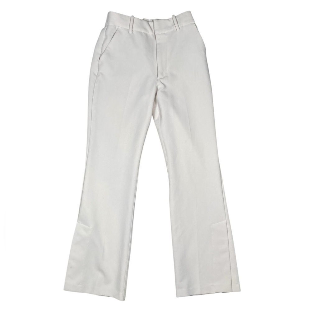 Abercrombie & Fitch Tailored Wide Leg Pants White Size 26​​